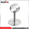 WF1031 Steel Furniture Hanging Tube Wardrobe Rail with Flange Essential Hardware for Organization
