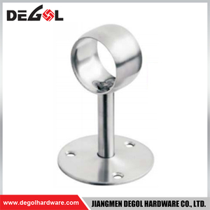 WF1031 Steel Furniture Hanging Tube Wardrobe Rail with Flange Essential Hardware for Organization