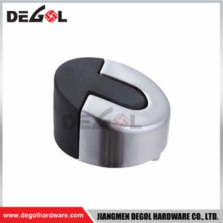DS1021 Stainless Steel Black Rubber Door Stopper Door Holder Door Stop
