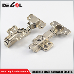 CH105F Clip on overlay Insert 4 hole with Hydraulic Automatic Closing Cabinet Hinge Soft Close Frame Hinge Adjustable Hinge for Door