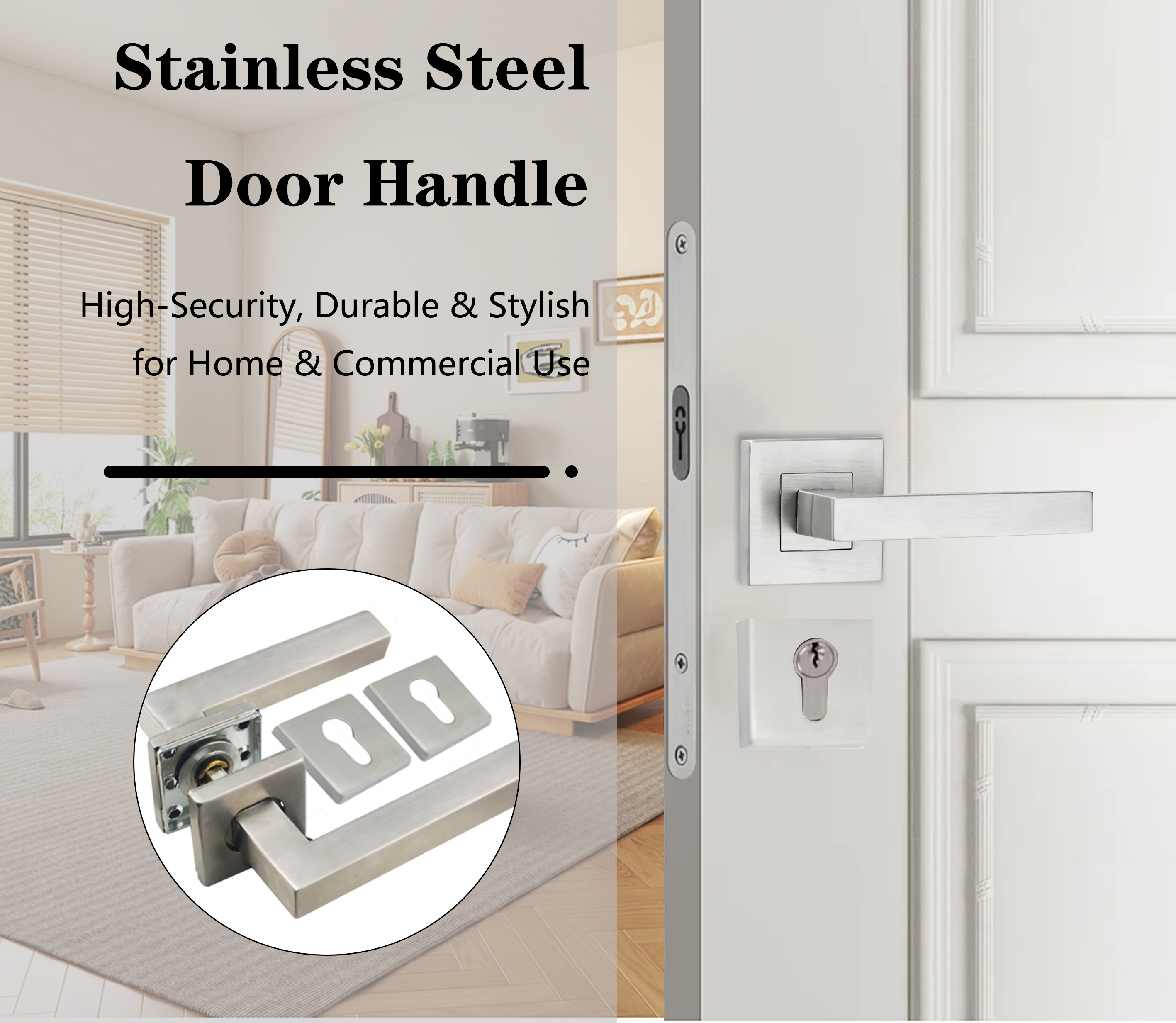 Standard Door Lever Compliant with Australian Residential Building Codes