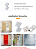 Flag Hinge Stainless Steel Two Wing Structure For Fire Rated Door Hardware Fittings