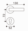 High-Grade Zinc-Aluminum Door Handle, Luxury Design for Hotel & Villa