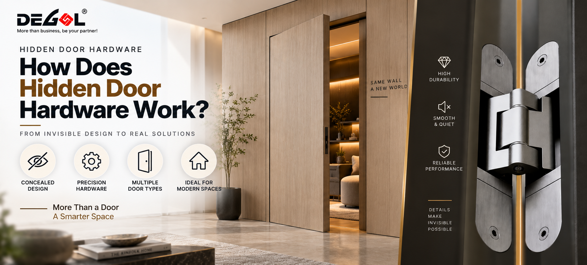 How Does Hidden Door Hardware Work?