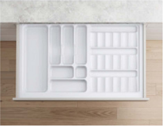 CT-800E Classical Tray with fixed slots to fit to the drawer width 