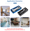 Glass Door Floor Hinge Hydraulic Design Stable Operation For Tempered Glass Door Fittings