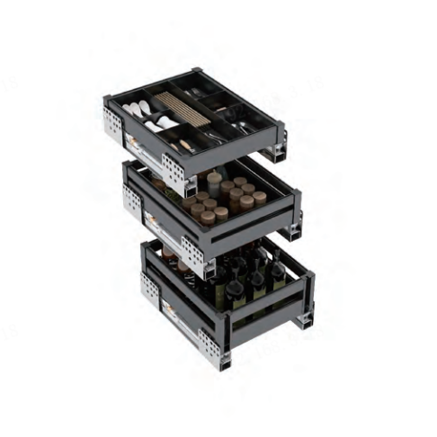 CPB97 Kitchen Cabinet Pull-out Baskets Are Used for Kitchen Storage