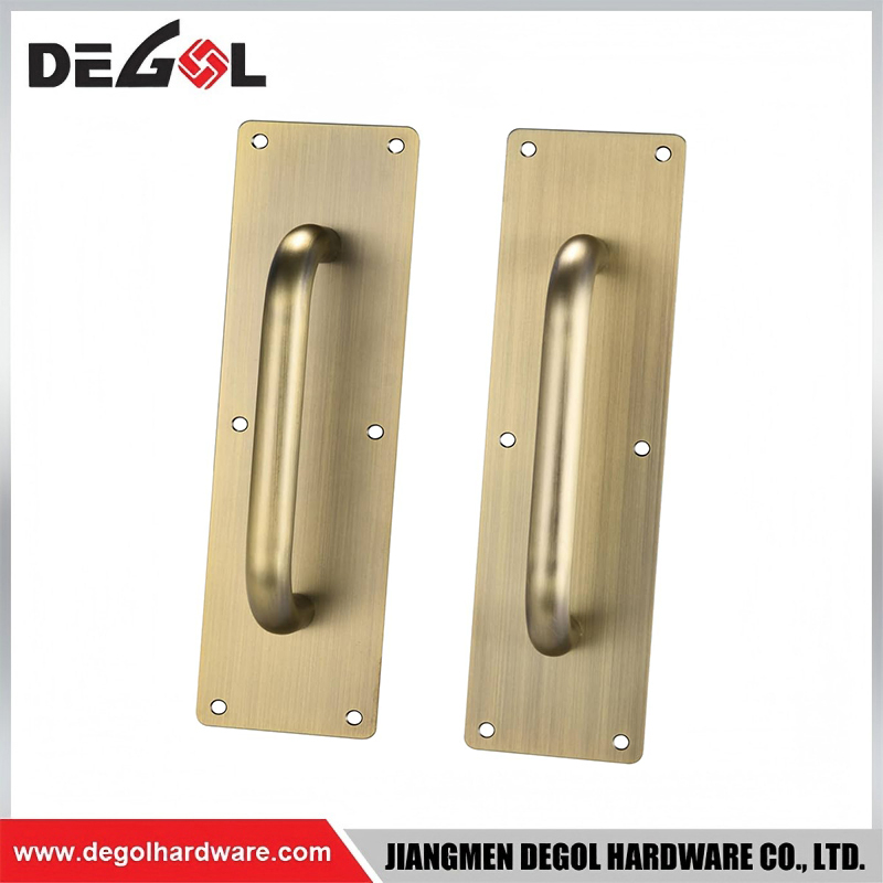 Short Recessed Push Pull Handle Compact Size For Wardrobe Cabinet Sliding Door Parts
