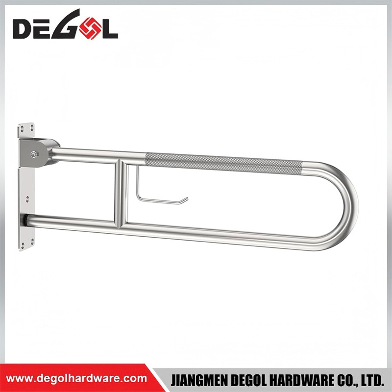 Foldable U Shape Grab Bar Toilet Safety Handrail for Elderly Handicap
