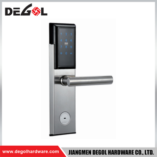 SML77 Zinc Alloy Door Handle Smart Lock Matt Black/ Satin Silver