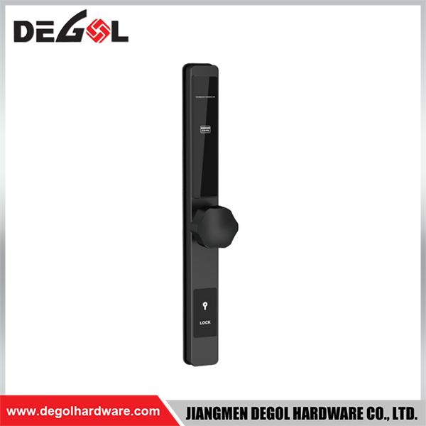 SML92 Zinc Alloy Door Handle Smart Lock Matt Black/ Satin Silver