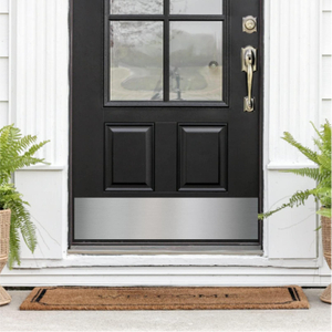 Stainless Steel Door Kick Plate Heavy‑Duty Bottom Protection Plate For Commercial & Residential Doors
