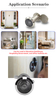 DV1002 Peephole Camera Wide Angle Door Viewer 160 Degree Privacy Cover for All Doors