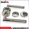 LH1045 Modern Zinc Alloy Tubular Door Lever Handle on Round Rose