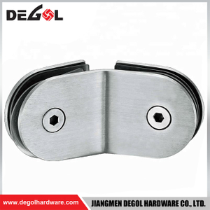 GC1006 135 degree wholesale stainless steel glass shelf clamp