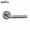 Manufacturers in china solid lever type zinc door handle in hardware estate