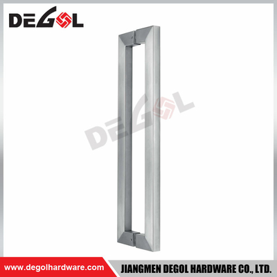 DP1001 Square Stainless Steel Glass Industrial Door Pull Handle