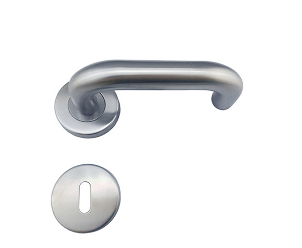 German style good quality stainless steel led light handle for Turschnalle