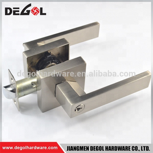 cheap stainless steel apartment hotel LED chrome door handles and locks China manufacturer