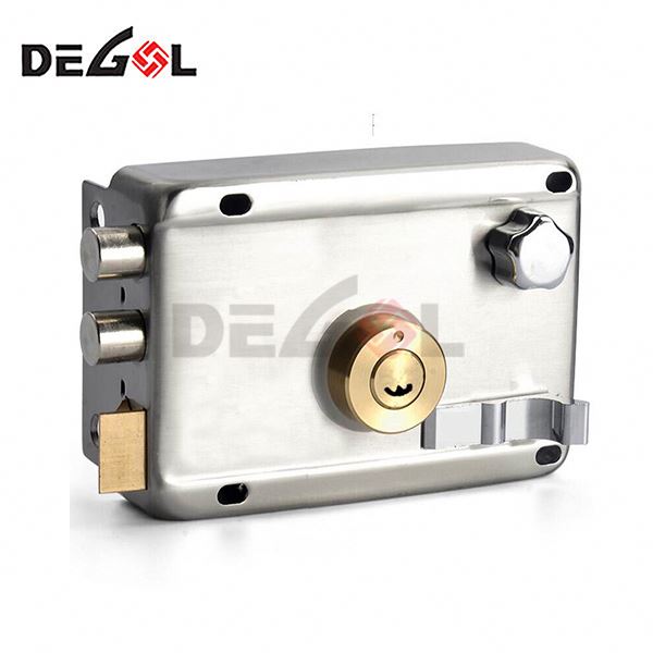 Door Handle With Foot Rim Lock Smart Night Latch