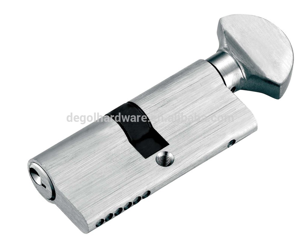 60mm Europe Profile Brass Lock Cylinder single open