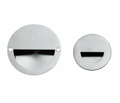 Recessed furniture hardware zinc concealed hidden flush pull cabinet handle