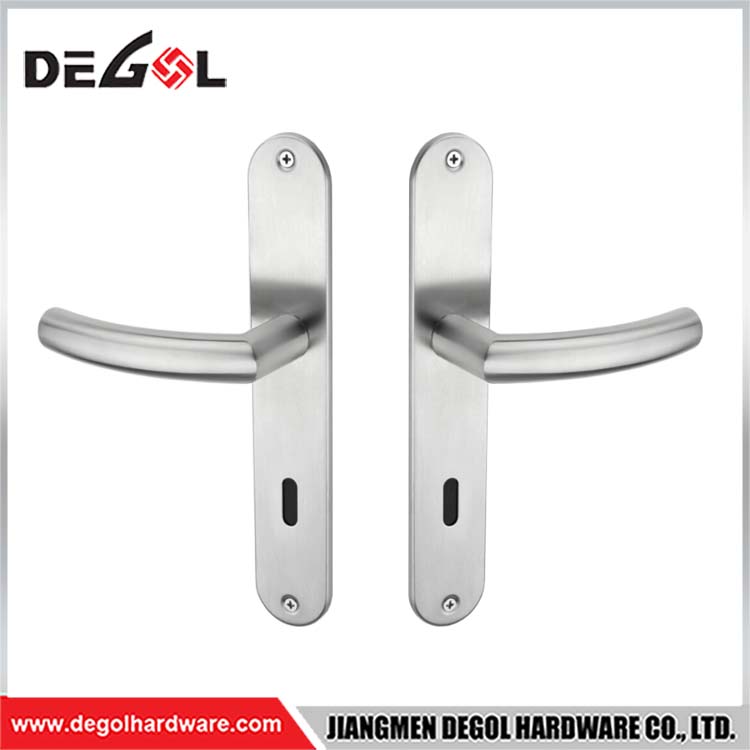 BP1020 Latest Design And Push Pull Door Handle With Plate