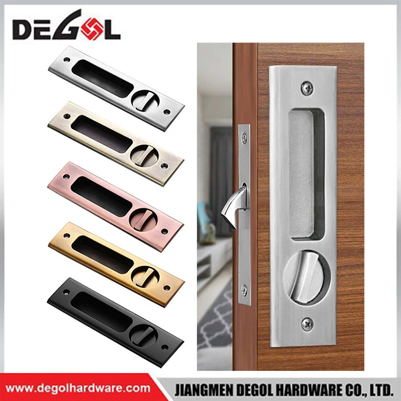 How do sliding doors lock?