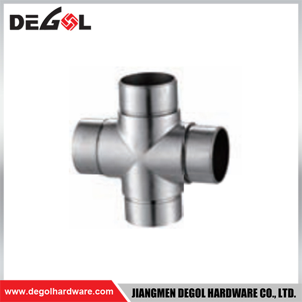 YA89 Handrail connecting fittings Satin Chrome Black