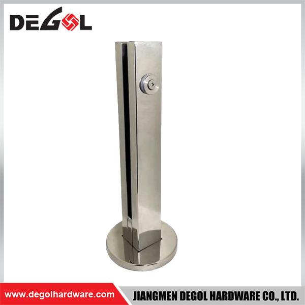 DR69 ainless steel foot fixing clip no drilling swimming pool clip staircase column balcony railing handrail base glass clip