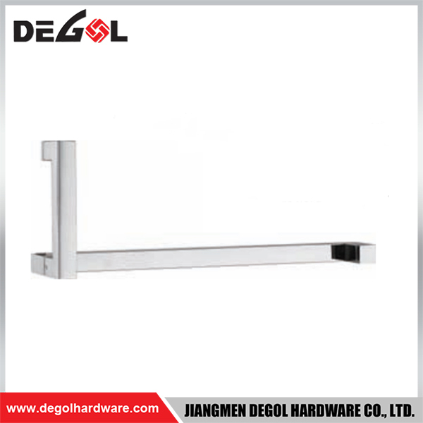 YE105 Glass Door Fitting Satin Chrome Black