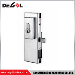 YE205 Glass Door Fitting Satin Chrome Black
