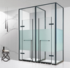 SR08 8mm 10mm 12mm glass SS304 Clear Simple Shower Room Fittings Bathroom Door Aeecssories