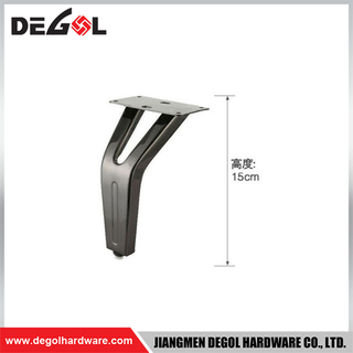 FL1119 Metal Furniture Legs Heavy Duty Wrought Iron Right Angle Sofa Leg