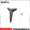 FL1135 Metal Furniture Legs Heavy Duty Wrought Iron Right Angle Sofa Leg