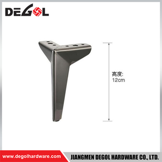 FL1135 Metal Furniture Legs Heavy Duty Wrought Iron Right Angle Sofa Leg