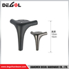 FL1144 Metal Furniture Legs Heavy Duty Wrought Iron Right Angle Sofa Leg