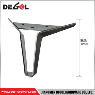 FL1106 Metal Furniture Legs Heavy Duty Wrought Iron Right Angle Sofa Leg