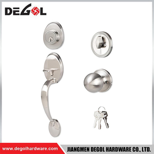 DDL1008 Full Set Stainless Steel Privacy Door Security Entry Lever Hotel Door Handle Locks