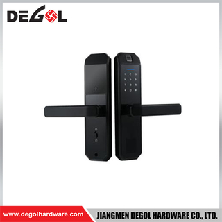 SML33 Zinc Alloy Door Handle Smart Lock Matt Black/ Satin Silver