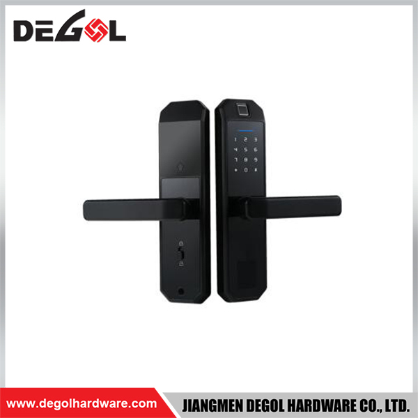 SML33 Zinc Alloy Door Handle Smart Lock Matt Black/ Satin Silver