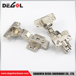 CH119H 3D half 2 hole with Hydraulic Automatic Closing Cabinet Hinge Soft Close Frame Hinge 3D Adjustable Hinge for Door
