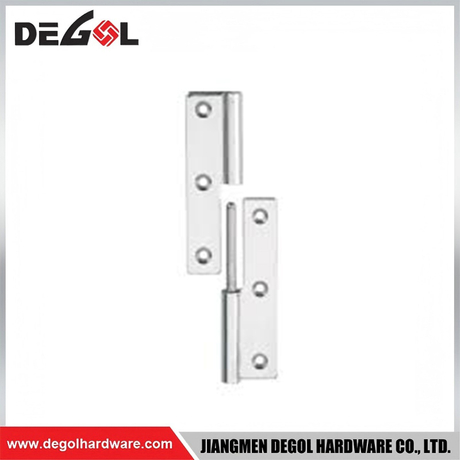 DH1032 Sturdy L Shape Lift Off Butt Hinge Stainless Steel Radius Detachable Hinge For Household Door Renovation