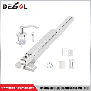 Door Push Bar Durable Structure For Public Building Fire Escape Door Fittings