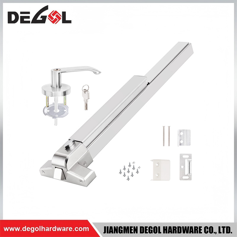 Door Push Bar Durable Structure For Public Building Fire Escape Door Fittings