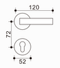 Luxury Zinc-Aluminum Door Lever, Long-Lasting Build, Upgrade Your House