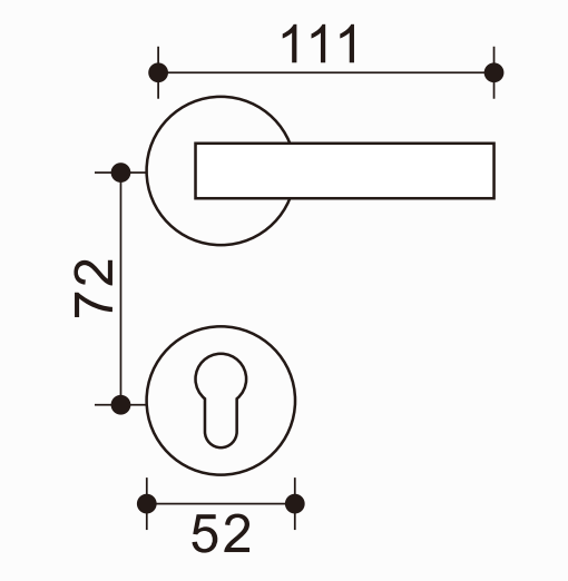 Contemporary Zinc-Aluminum Door Pull, Smooth Operation, Level Up Your Decor