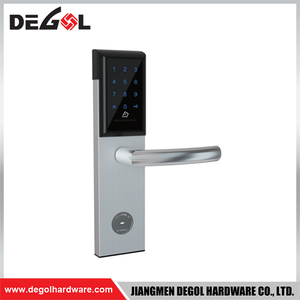 SML61 Zinc Alloy Door Handle Smart Lock Matt Black/ Satin Silver