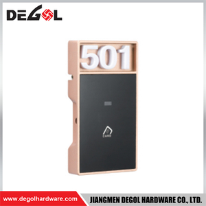 SML153 Zinc Alloy Door Handle Smart Lock Matt Black/ Satin Silver