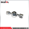 YA1194 Handrail End Fittings Satin Chrome Black